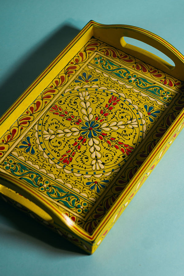 Swati Art Tray (Yellow Edition)