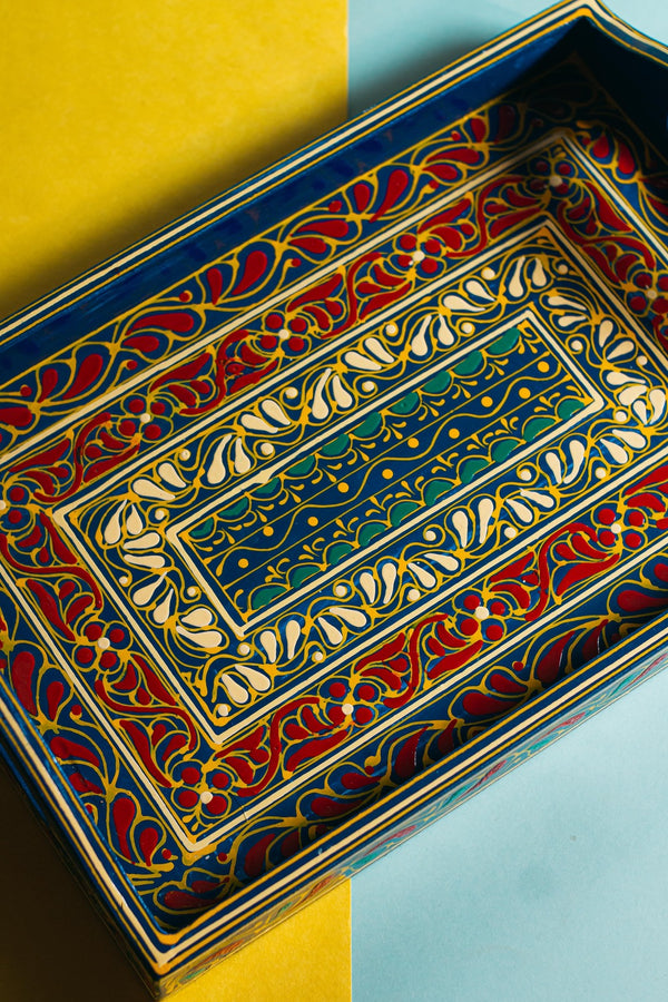 Swati Hand-Painted Trays