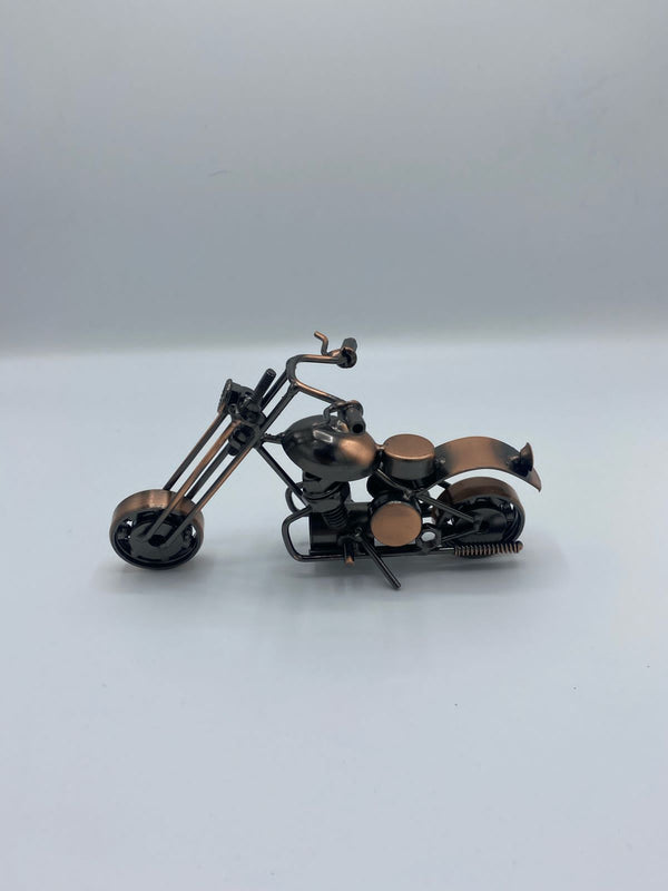 Retro Creative Motorcycle Art Metal Sculpture