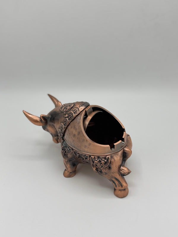 Metallic Bull Ornament Tray