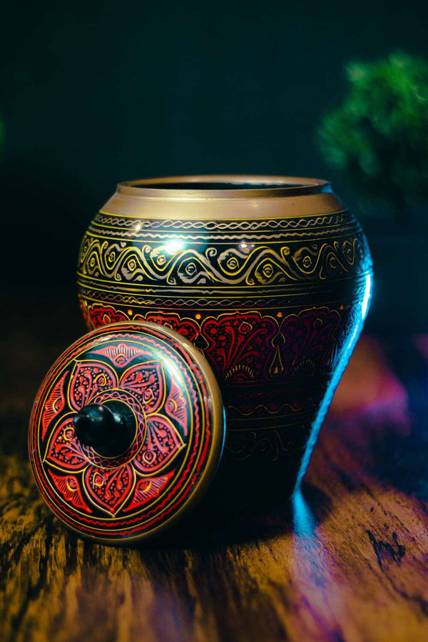 Vintage Nakshi Décor Pot