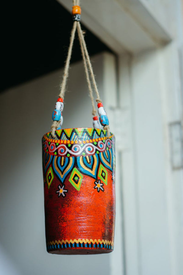 Red Planter Hanging