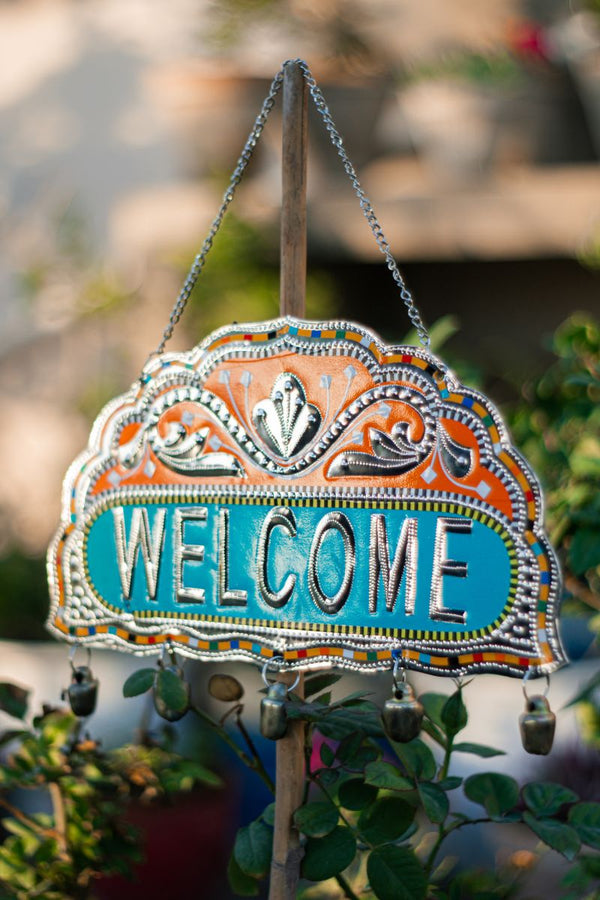 Ethnic Décor Plate (WELLCOME)