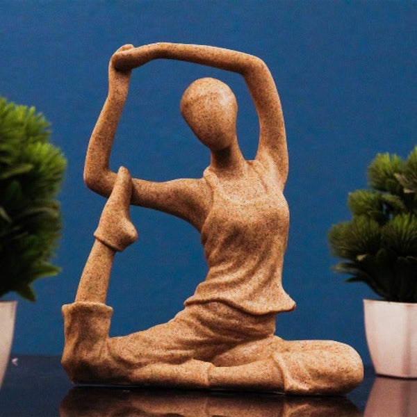 Egyptian Thinker Sculpture yoga